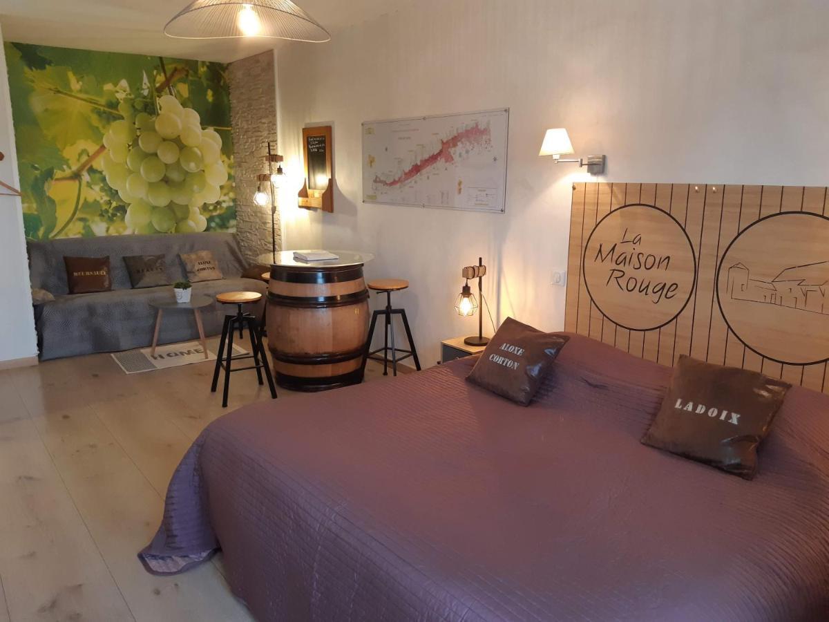 La Maison Rouge Ladoix - Proche Beaune Ngoại thất bức ảnh